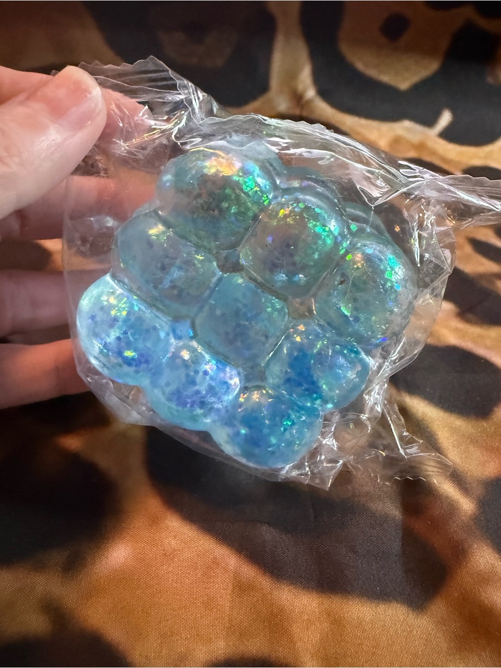 Blue Iridescent Squish Sensory Toy